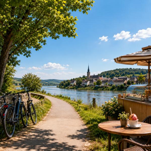 De IJsjesroute in Limburg: fietsen langs de Maas en de lekkerste ijssalons